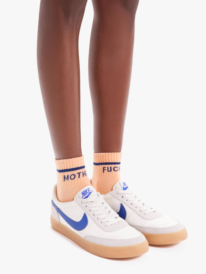 Mother - Baby Steps Ankle Socks in Coral Reef Mother F**ker