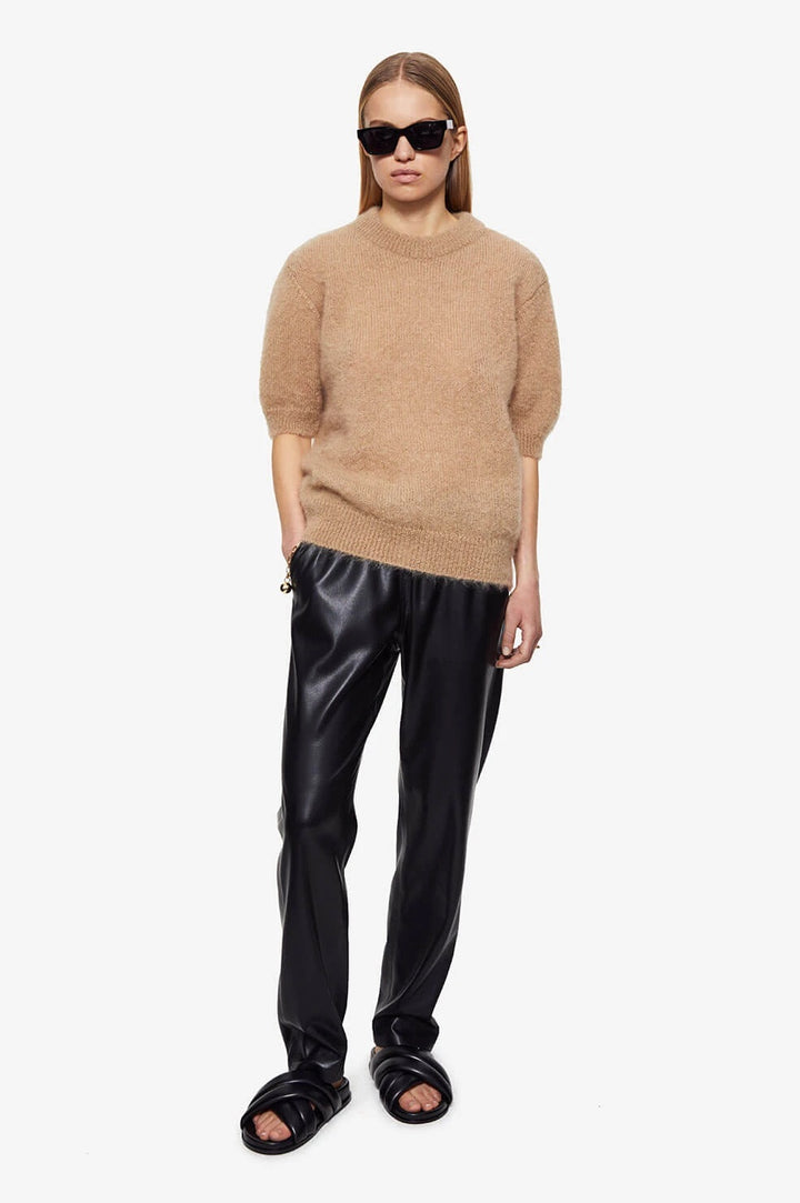 Anine Bing - Corey Sweater in Camel Clothing - Sweaters