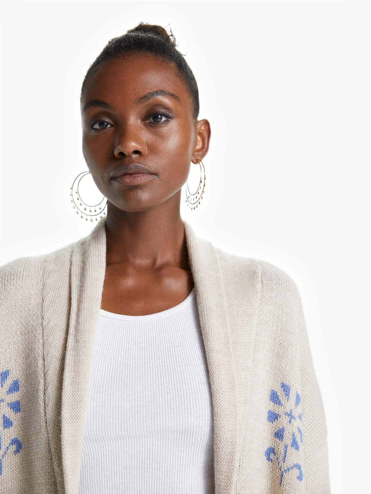 Mother - The Patch Pocket Hip Cardigan in Cougar Territory – Blond