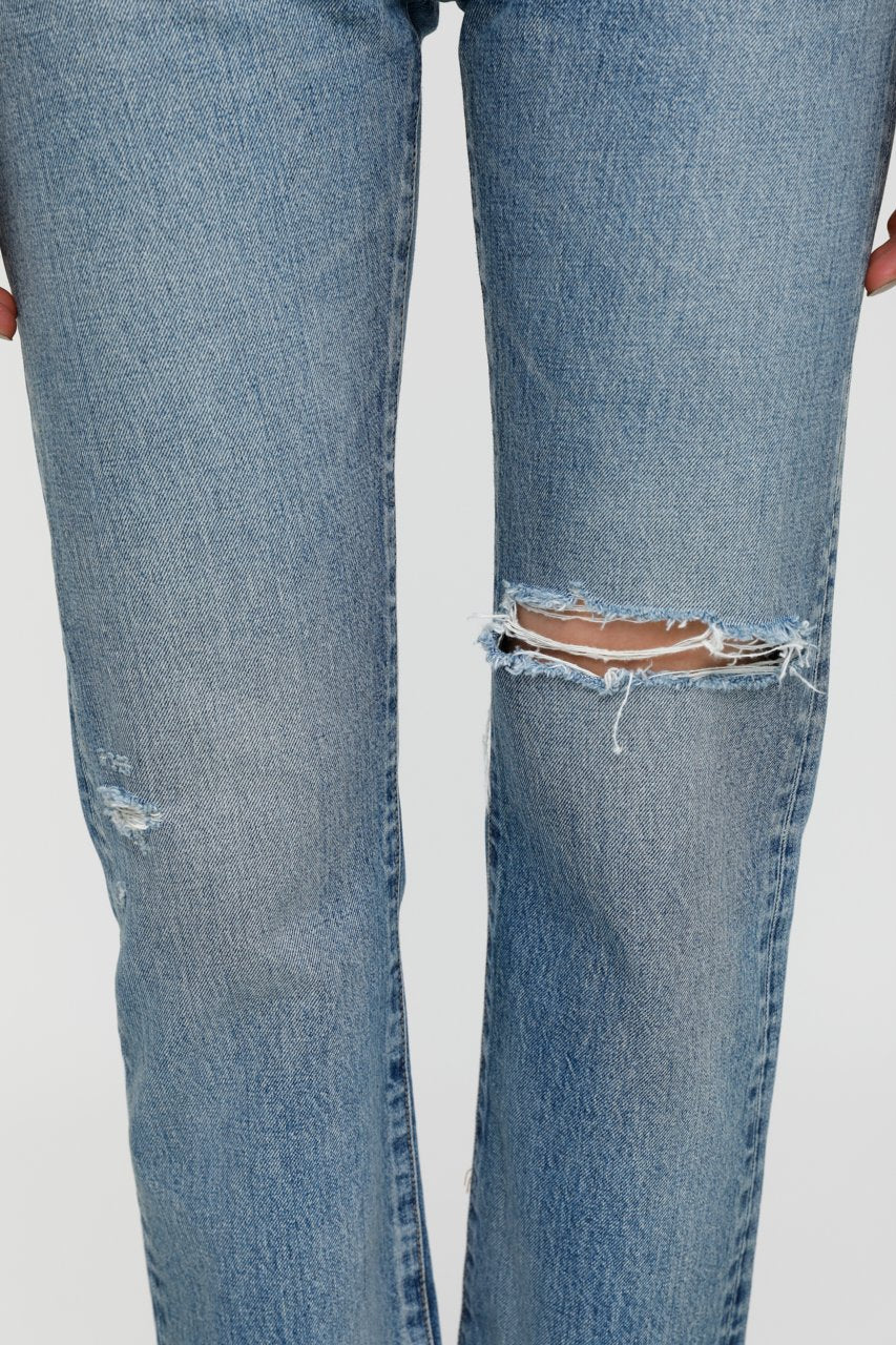Moussy Denim - MV County Straight Leg Jean in Blu 110