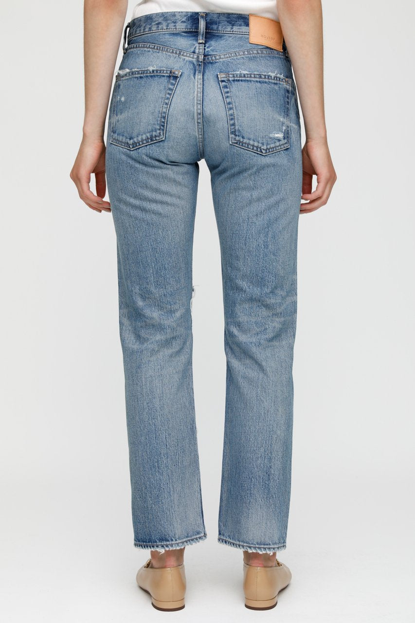 Moussy Denim - MV County Straight Leg Jean in Blu 110