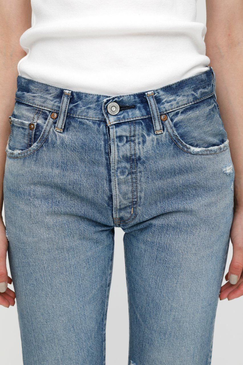 Moussy Denim - MV County Straight Leg Jean in Blu 110