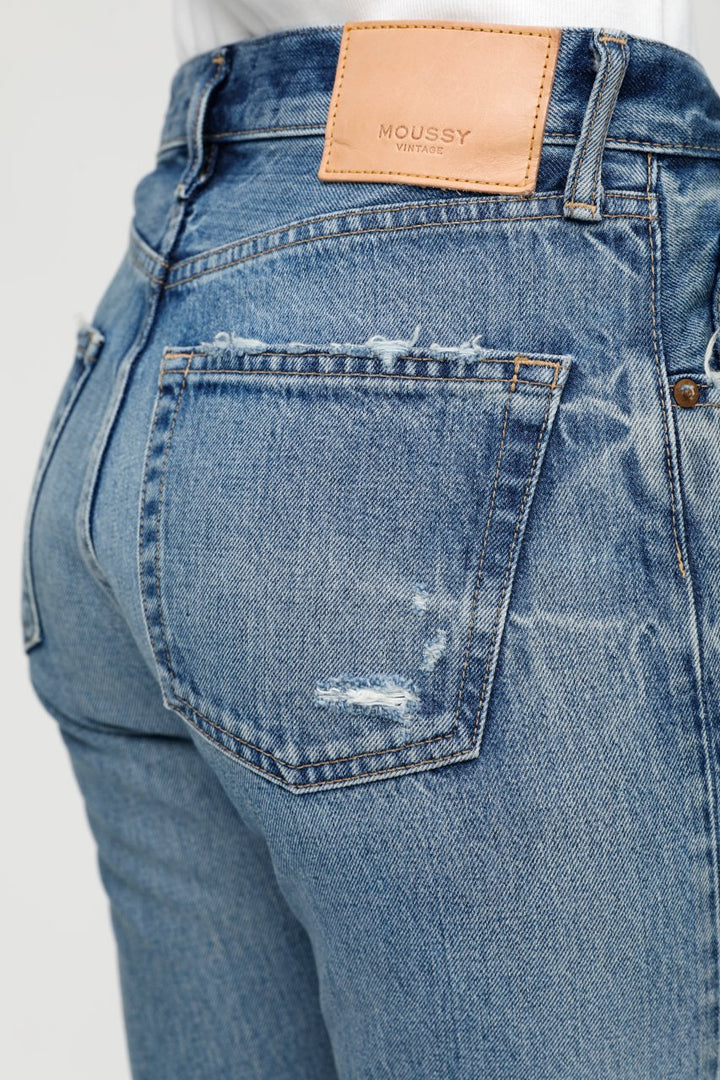 Moussy Denim - MV County Straight Leg Jean in Blu 110