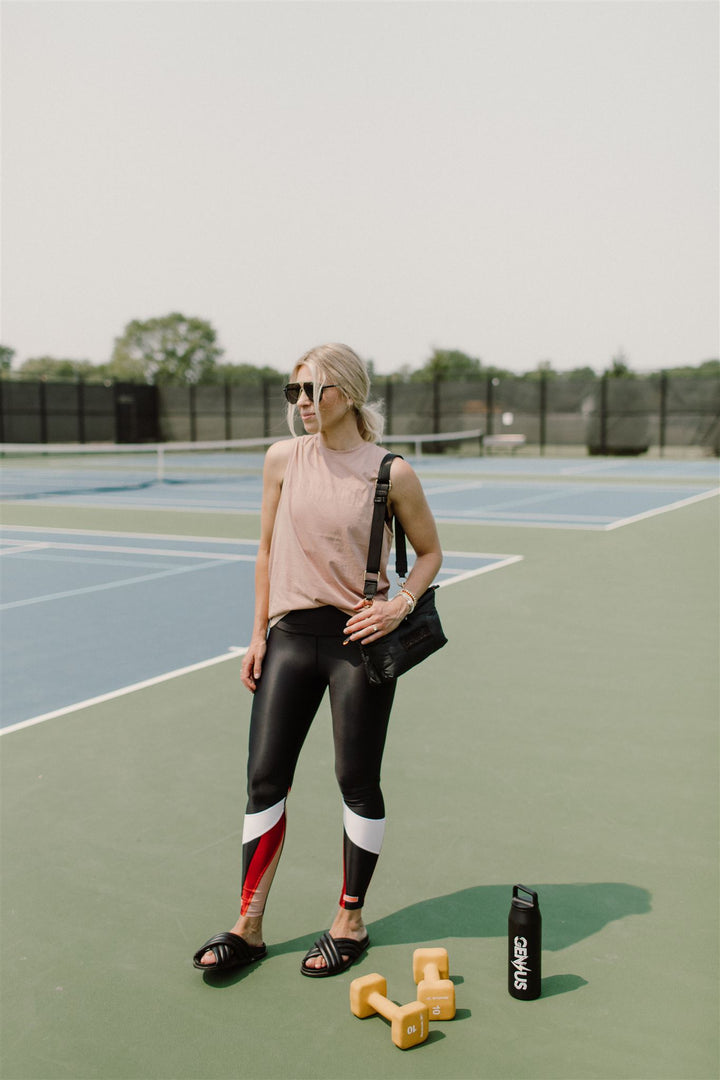 P.E NATION - Courtside Legging in Black