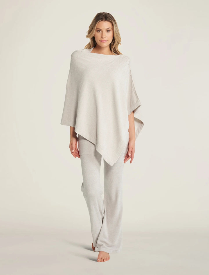 Barefoot Dreams - Cozychic Ultra Lite Poncho in Fog Gray