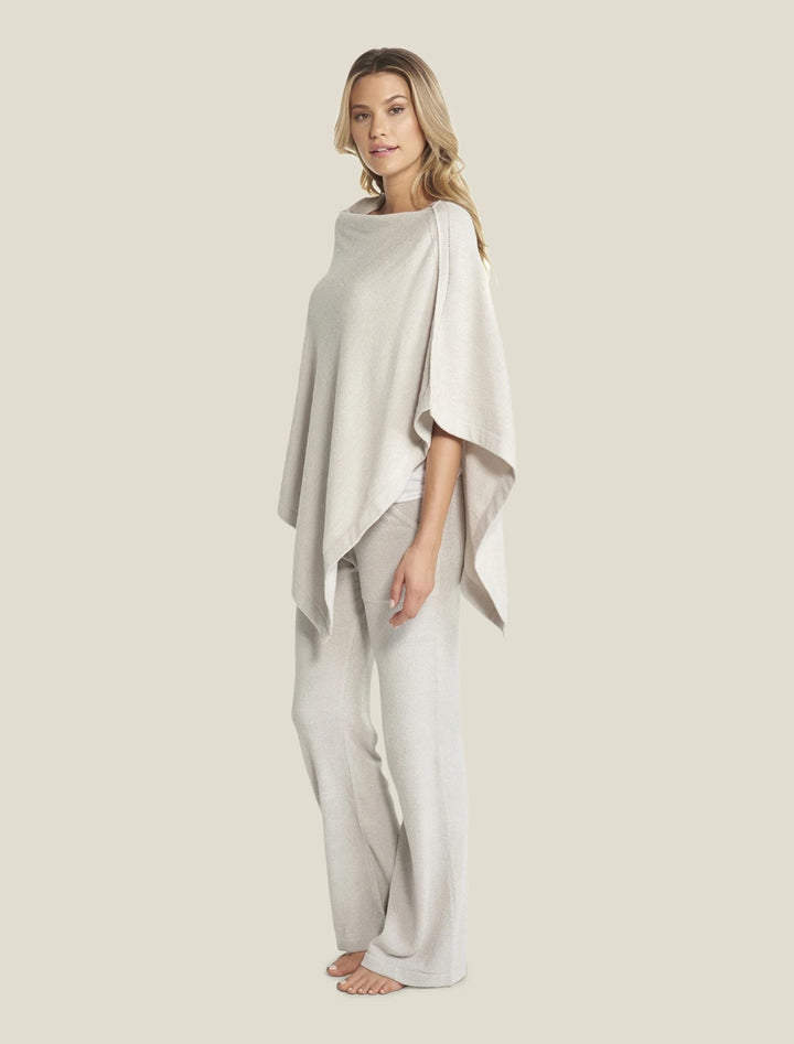 Barefoot Dreams - Cozychic Ultra Lite Poncho in Fog Gray