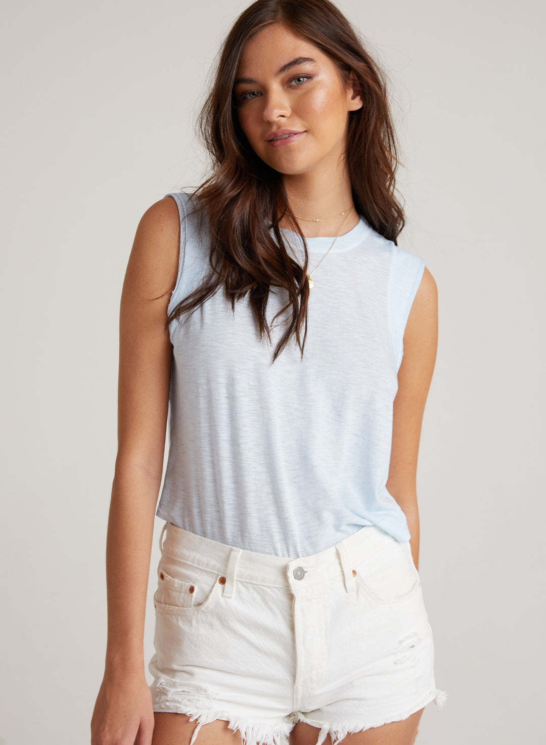 Bella Dahl - Crew Tank in Seaspray