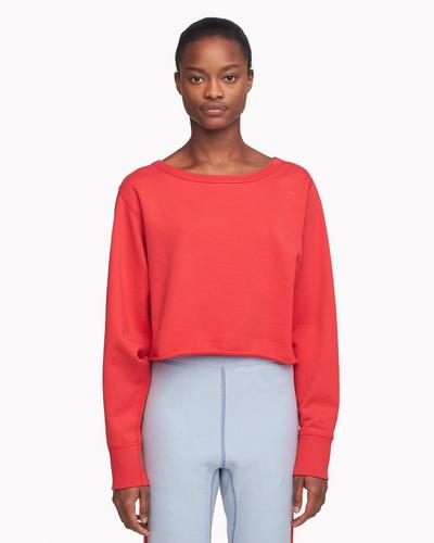Rag & Bone - Cropped Pullover in True Red