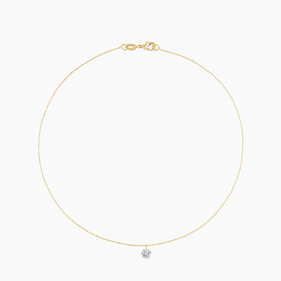 Alexa Leigh - 20" Crystal Necklace in Gold