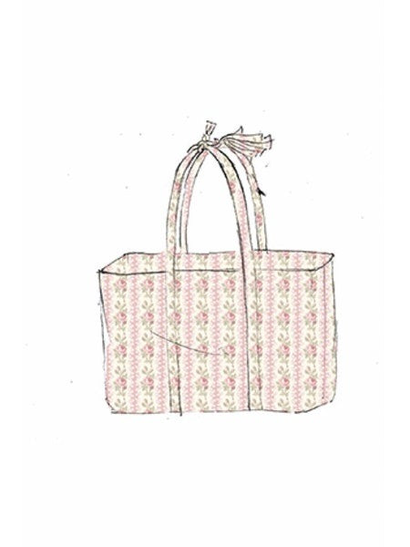 Love Shack Fancy - Cyndi Tote in Frosted Petal Pink Accessories