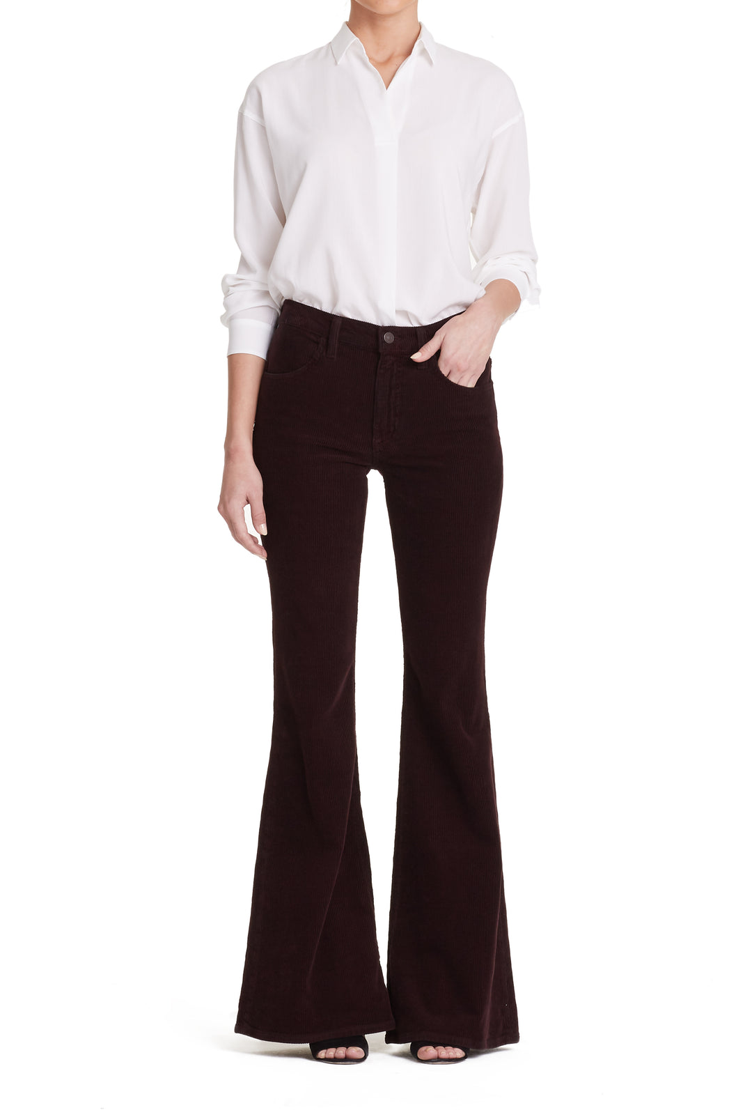 Citizens of Humanity - Chloe Mid Rise Super Flare Jeans in Raisin Wash