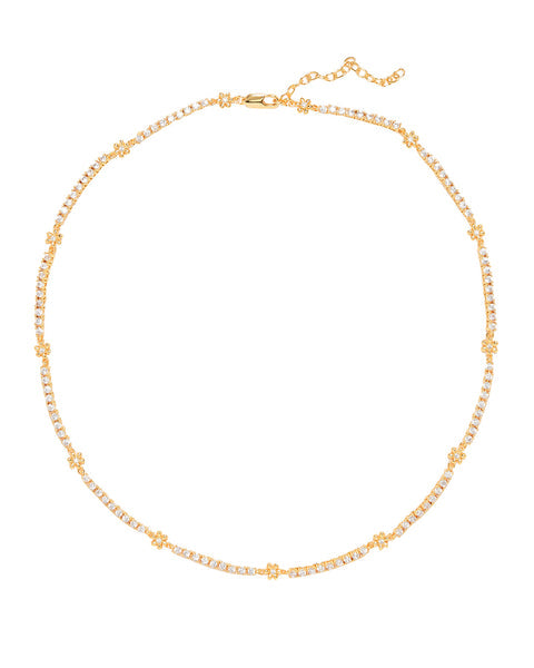 LUV AJ - Daisy Ballier Chain Necklace in Gold