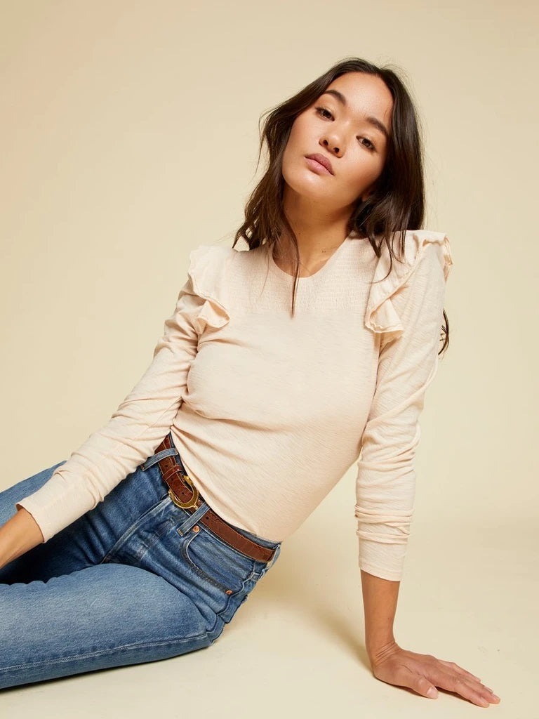 Nation LTD - Dalila Victorian Tee in Antique
