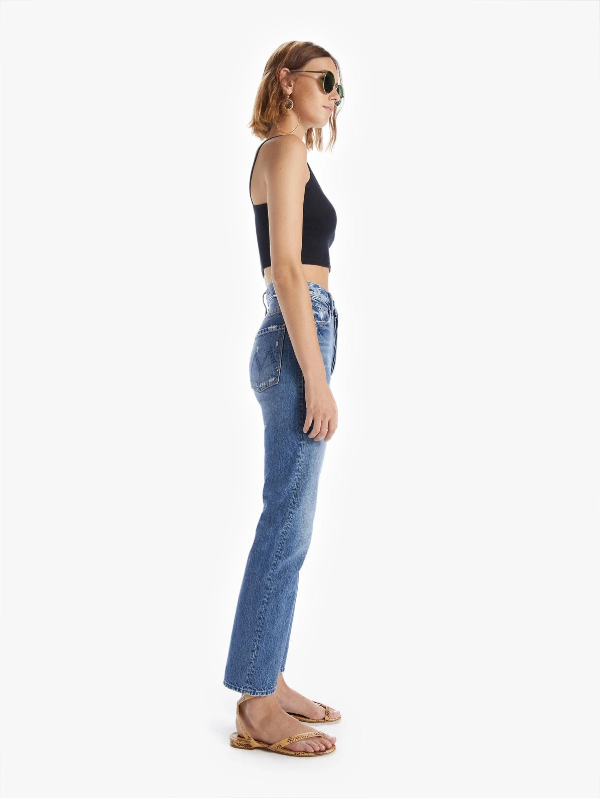 Mother Denim - High Waisted Hiker Hover in A Day In The Life of