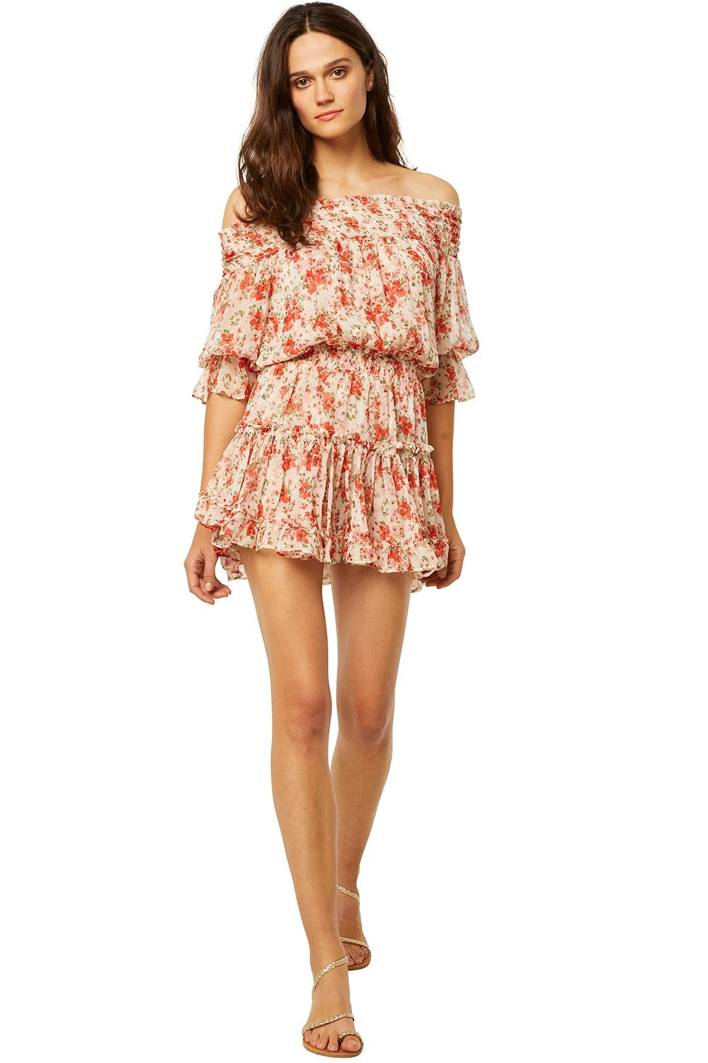 Misa - Darla Dress in Poppy Allover