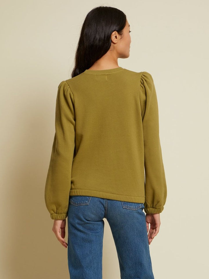 Nation LTD - Daryl Femme Sweatshirt in Olive