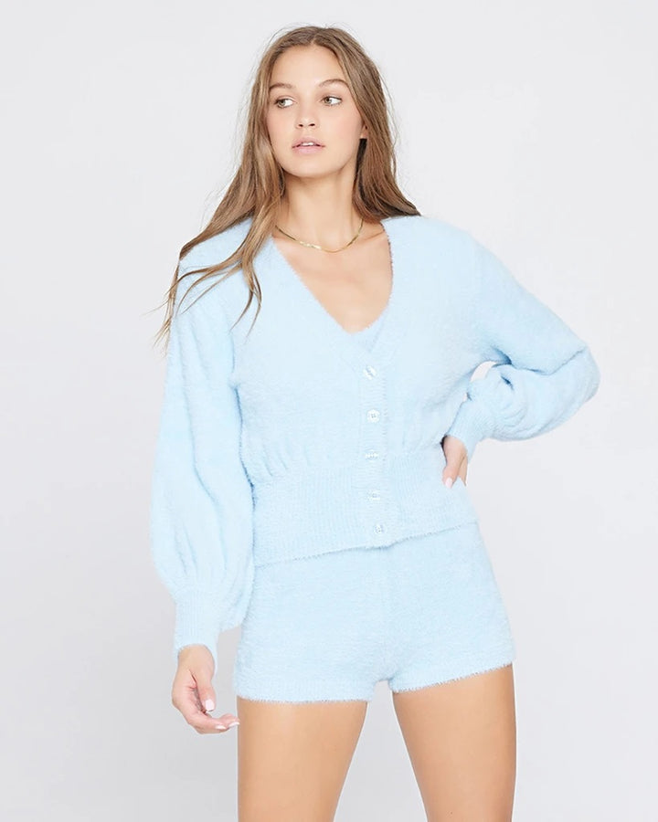 L*Space - Daydreamin' Cardigan in Sky Blue