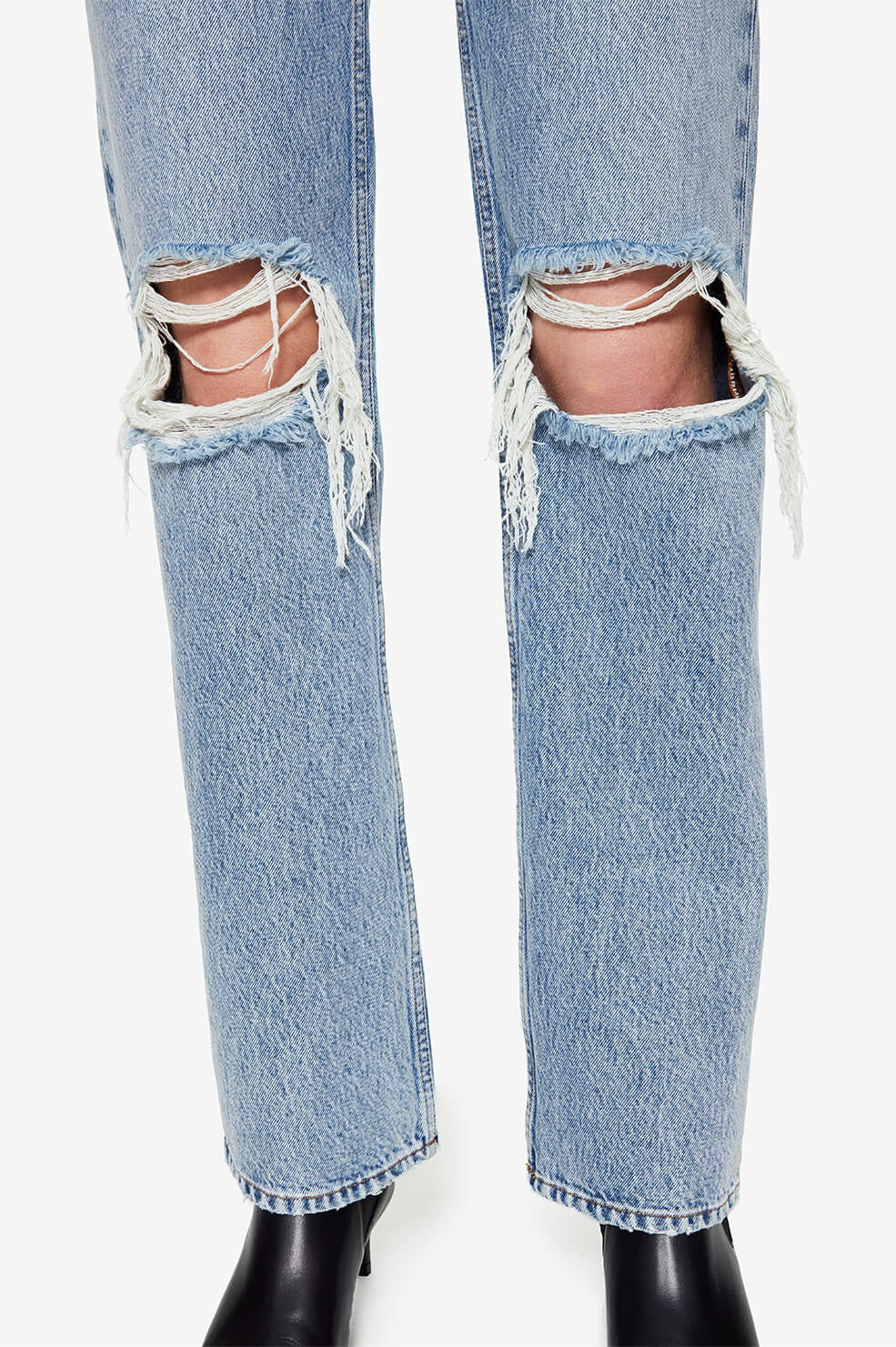 Anine Bing - Kat Jean in Destructed Light Blue
