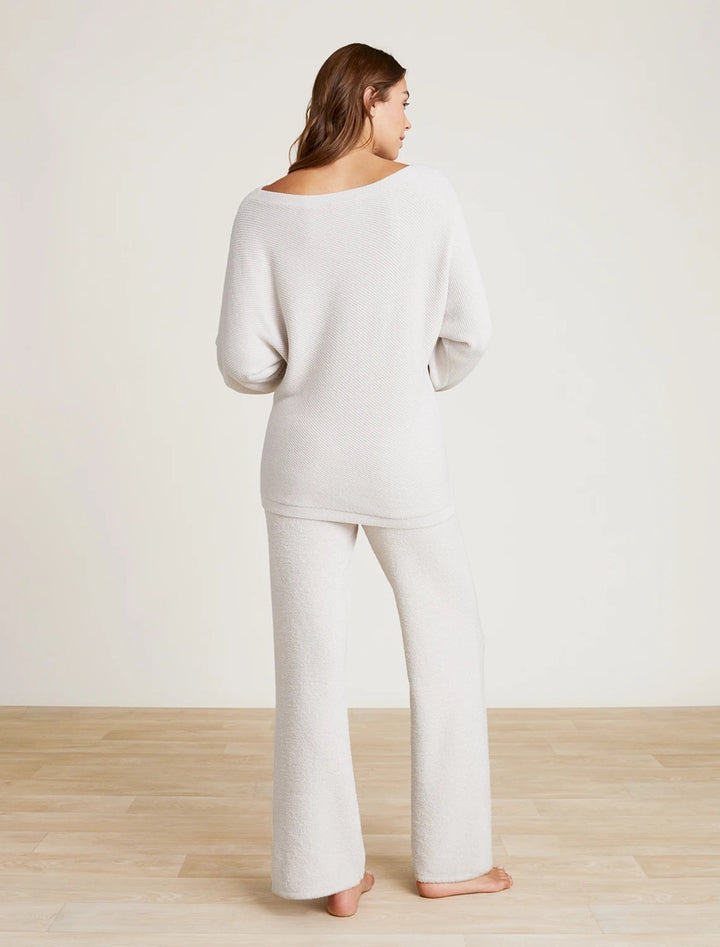 Barefoot Dreams - CozyChic Ultra Lite Diagonal Rib Dolman Pullover in Almond