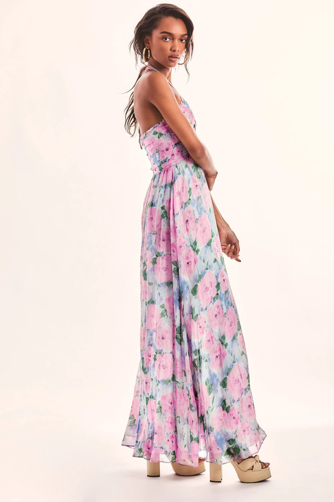 Love Shack Fancy - Donovan Dress in Blueberry Frosting