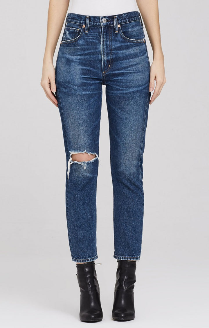 Citizens of Humanity - Dree Crop High Rise Slim Straight Leg