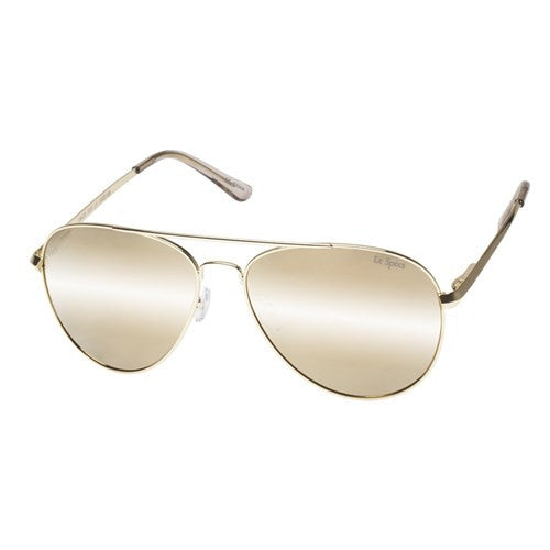 Le Specs Drop Top Gold Revo Mirror