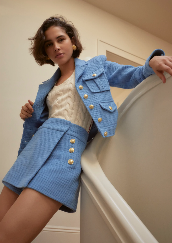 Derek Lam 10 Crosby - Dulcie Skort In Light Blue
