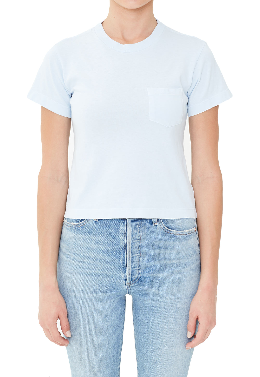 Citizens of Humanity- Grace Pocket Tee in Cloud