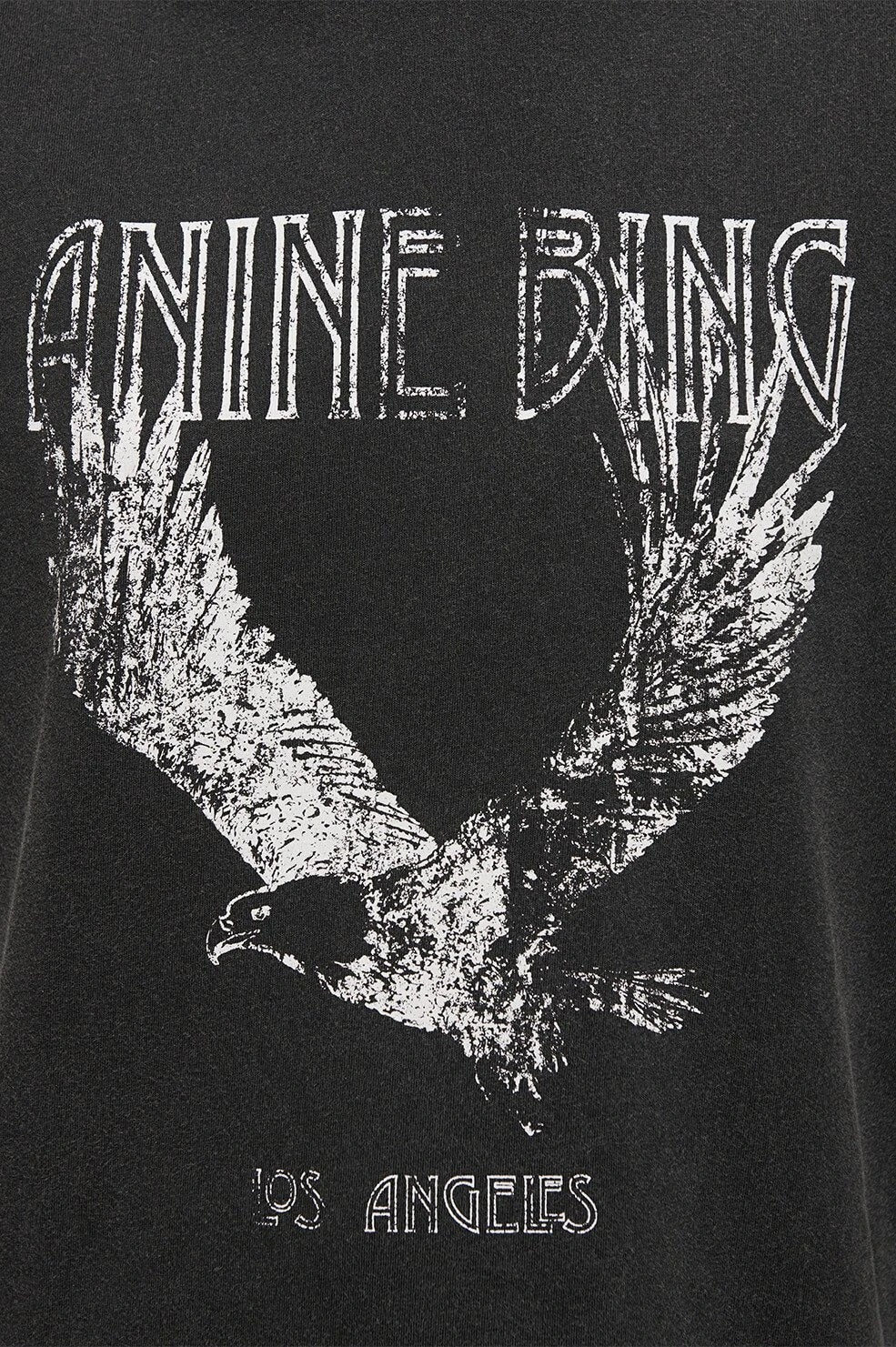 Anine Bing - Lili Eagle Tee in Washed Black