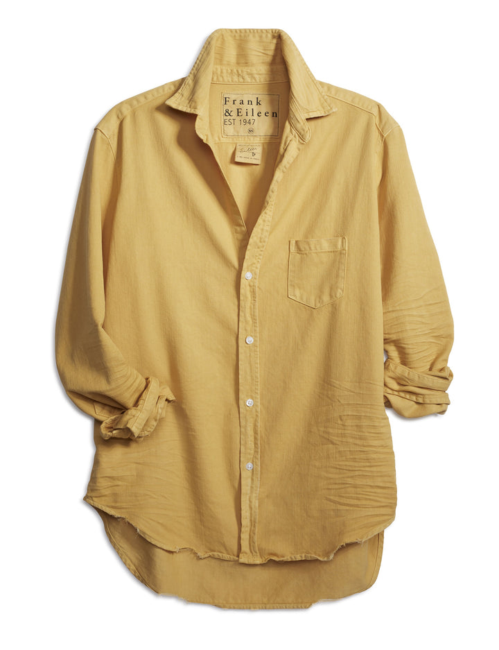 Frank & Eileen - Eileen Woven Button Up Shirt in Vintage Gold