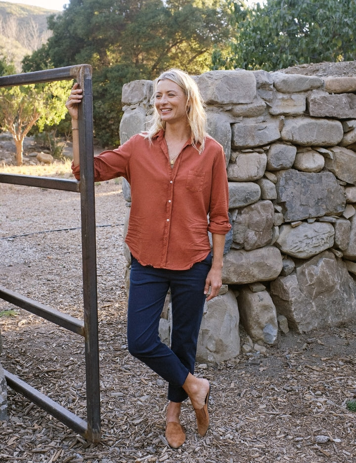Frank & Eileen - Eileen in Rust Color Indigo