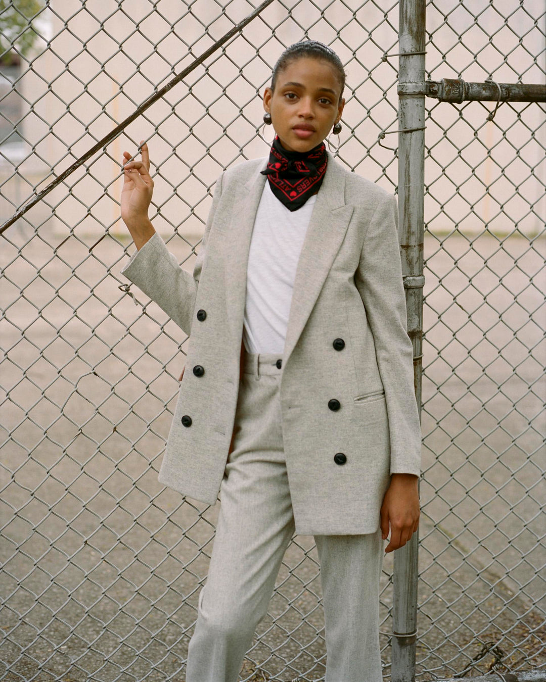 Rag & Bone Collection - Ellie Blazer Light Heather Grey