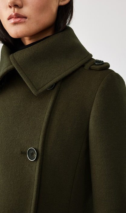 Mackage - Elodie Wool Coat in Army