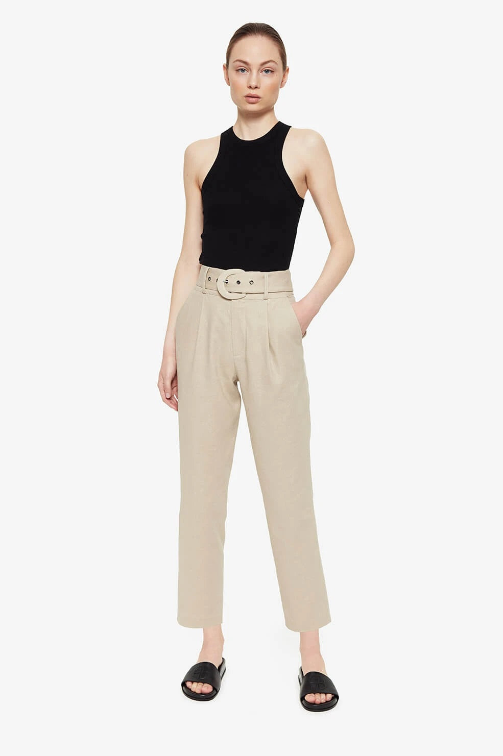 Anine Bing - Elyse Trouser in Oat