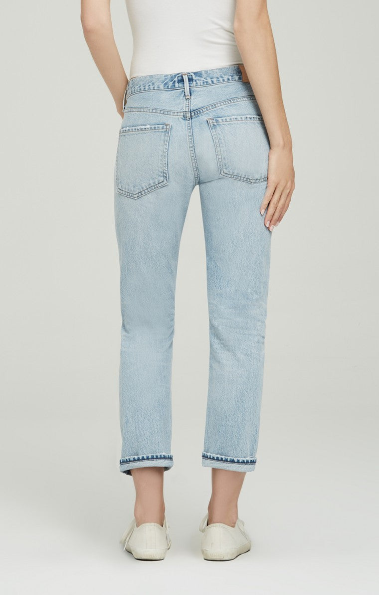 Citizens of Humanity - Emerson Slim Fit Boyfriend Ankle Distressed Rock On