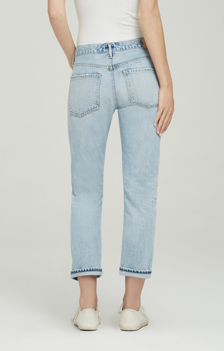 Citizens of Humanity - Emerson Slim Fit Boyfriend Ankle Distressed Rock On