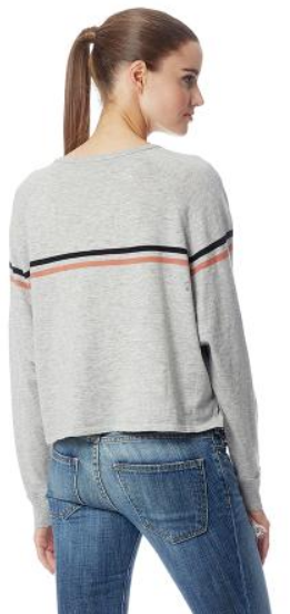 360 Sweater - Emm Lt Hgrey/Multi Stripe