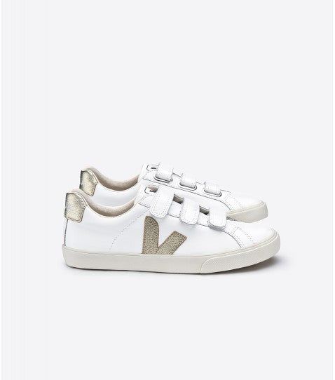 Veja Sneakers - Lock Logo Extra White Gold V Sneakers