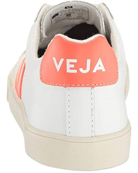 Suede Veja Femme Orange Fluo Veja Sneakers Esplar Logo Leather