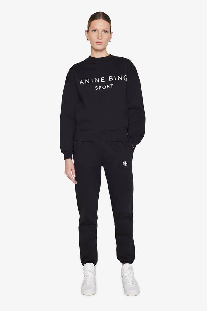 Anine Bing - Evan Sweatshirt in Black