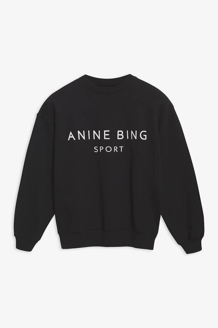 Anine Bing - Evan Sweatshirt in Black