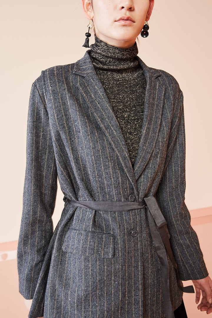 ULLA JOHNSON- Hugh Jacket Ash