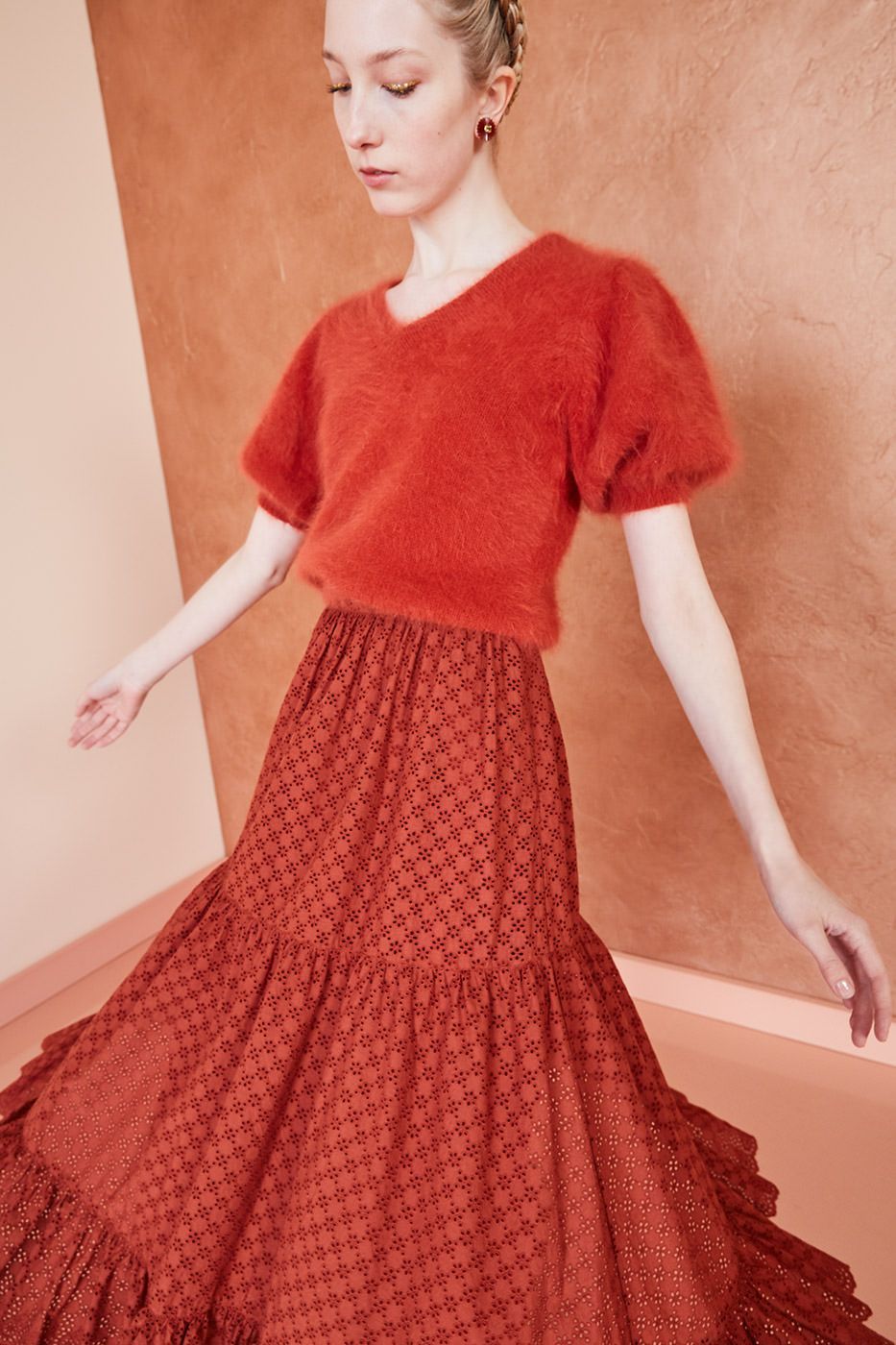 ULLA JOHSON - Aries Top Crimson