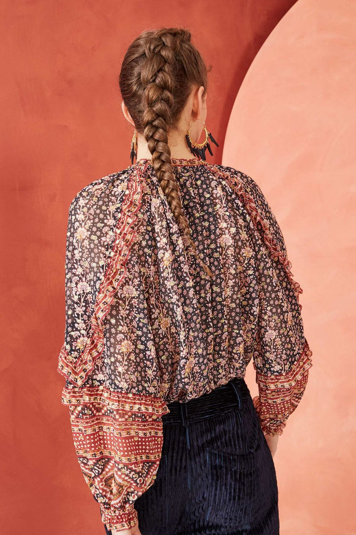 ULLA JOHNSON - Calista Blouse Midnight