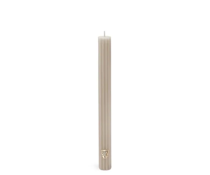 Diptyque - Feu De Bois / Wood Fire Scented Ribbed Taper Candle