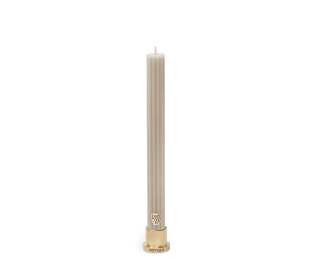 Diptyque - Feu De Bois / Wood Fire Scented Ribbed Taper Candle