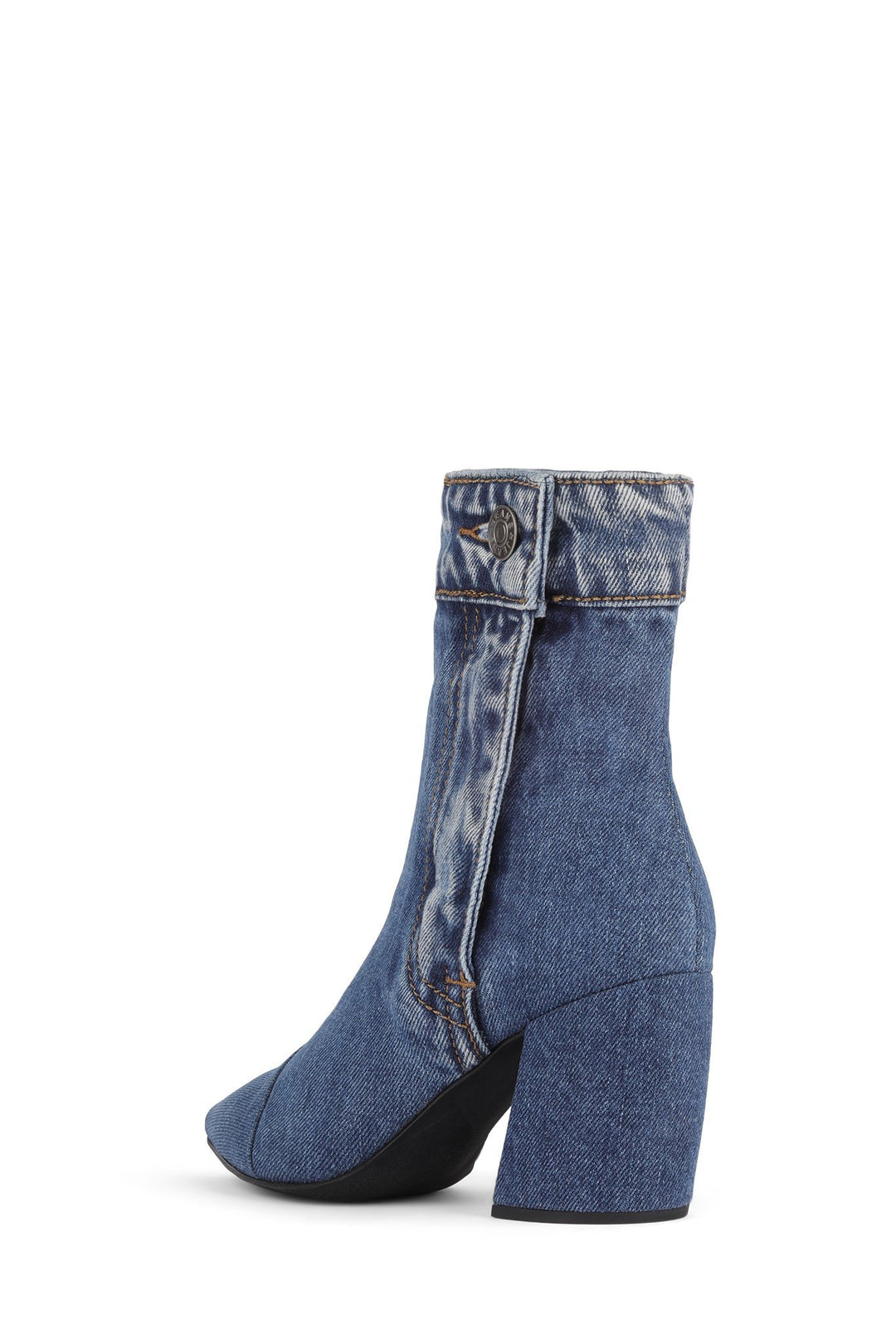 Jeffrey Campbell - Finite-JN Heeled Boot in Blue Denim