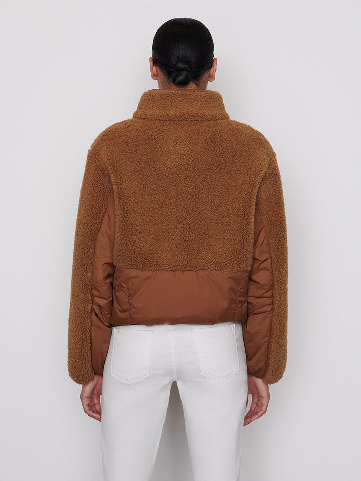 Frame - Fleece Mix Pullover in Vicuna