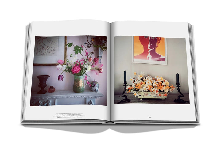 Assouline - Flowers: Art & Bouquets Silk Hardcover Book
