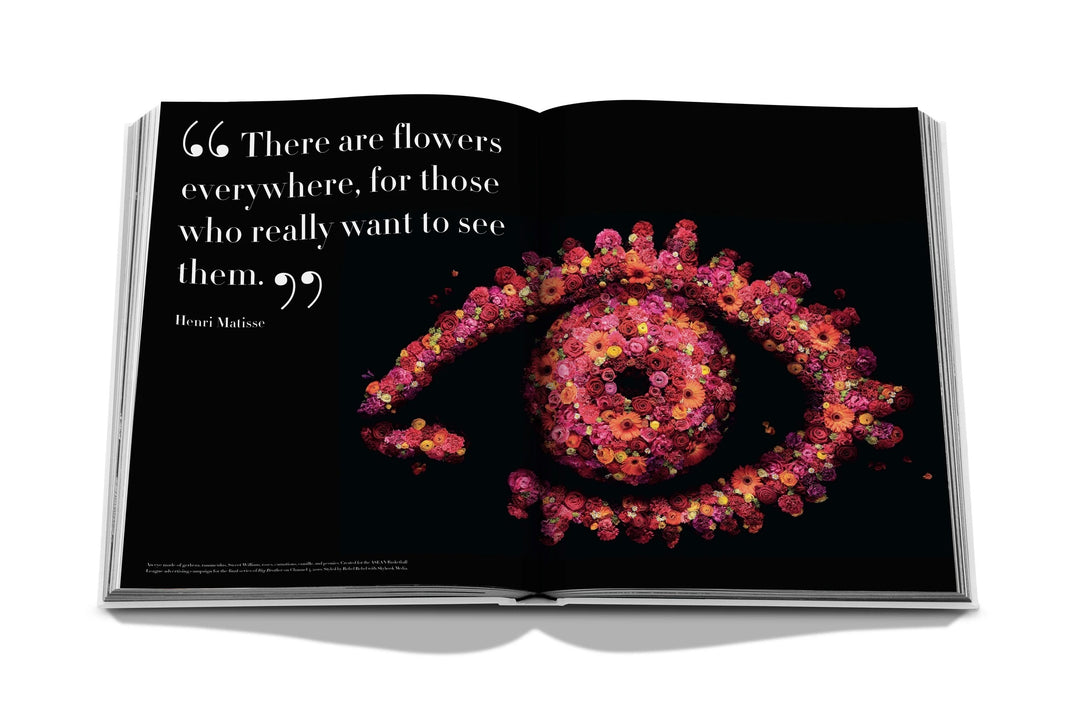 Assouline - Flowers: Art & Bouquets Silk Hardcover Book